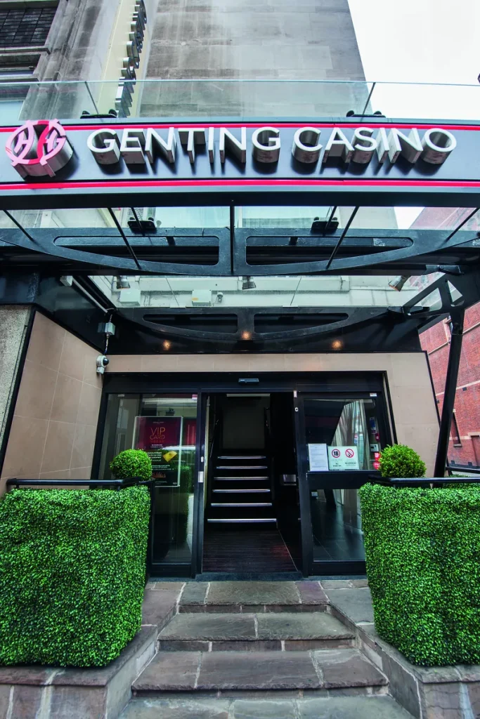Main entrance of Genting Casino London Chinatown