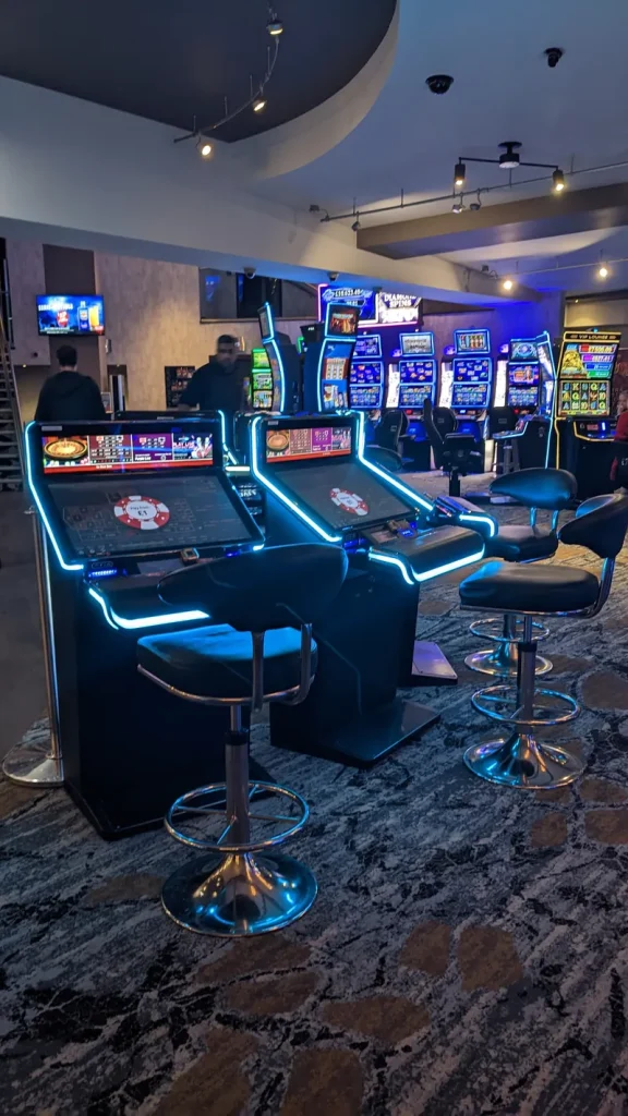 Electronic gaming machines inside Genting Casino Sheffield