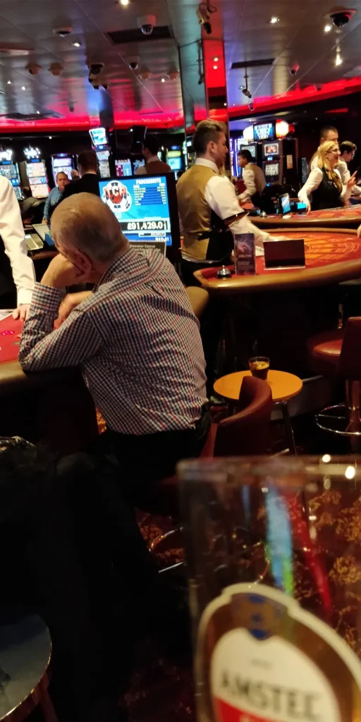 Live table games area inside Grosvenor Casino Bristol