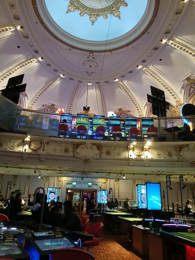 Main gaming hall inside Grosvenor Casino London The Rialto