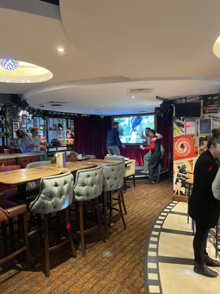 Lounge seating area inside Grosvenor Casino London The Rialto