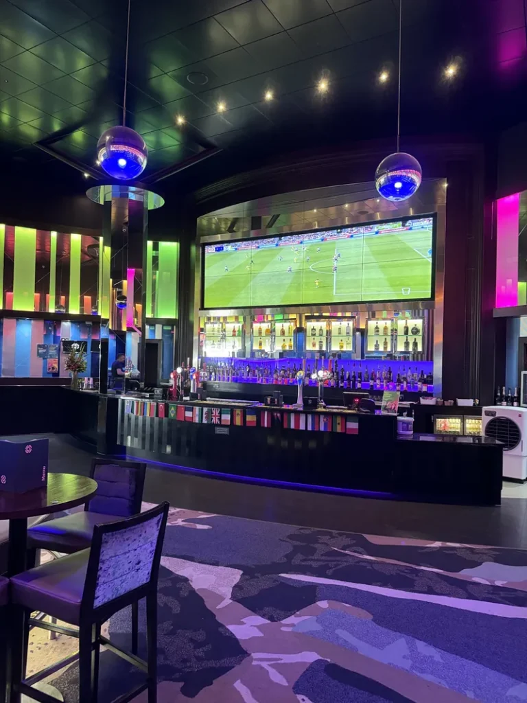 Sports bar with large screen inside Grosvenor Casino Reading South